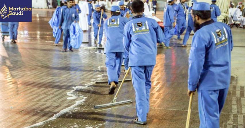 More than 2,200 workers keep Grand Mosque neat and clean
