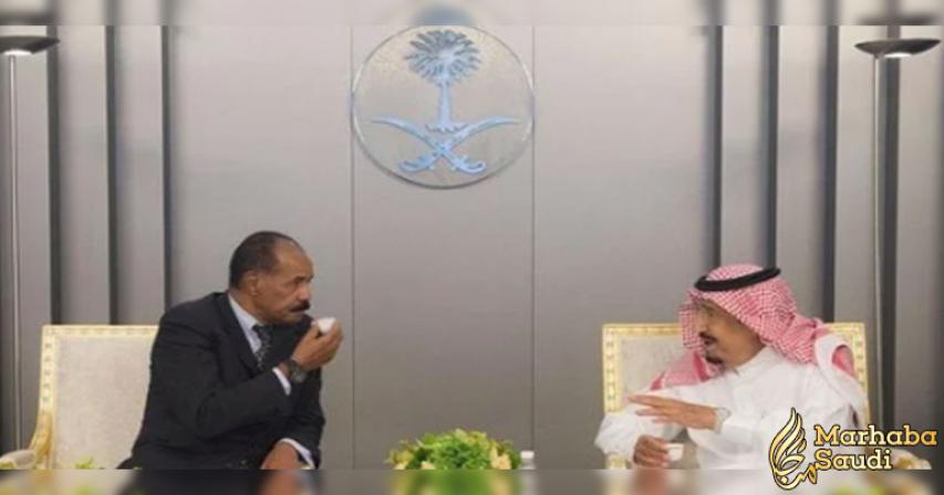 Saudi Arabia’s King Salman meets Eritrean President
