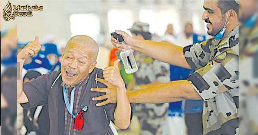 Behind the Saudi security uniform … a kind word and a helping hand