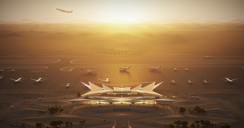 Saudi resort’s ‘mirage’ airport is no illusion