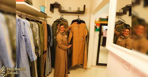 Saudi Arabian woman designs abayas for freer lifestyles