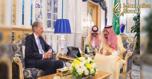 King receives British Chancellor of the Exchequer