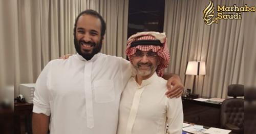 Prince Al-Waleed tweets about meeting with Crown Prince Mohammed bin Salman