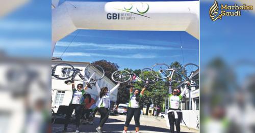 Fantastic four: Saudi women fly the flag for cycling
