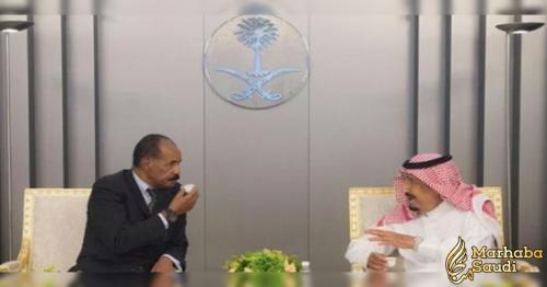 Saudi Arabia’s King Salman meets Eritrean President