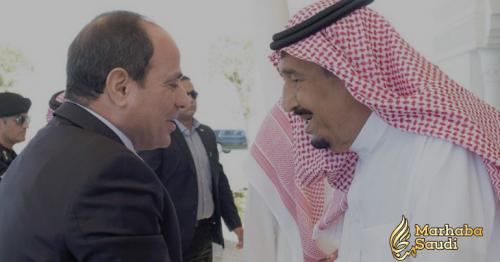 King Salman receives Egypt president El-Sisi in Neom