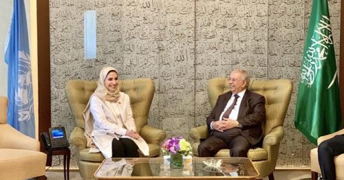 Saudi envoy to UN meets KSRelief delegation