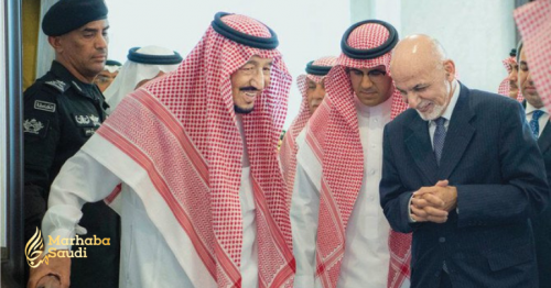  King Salman meets Afghan president