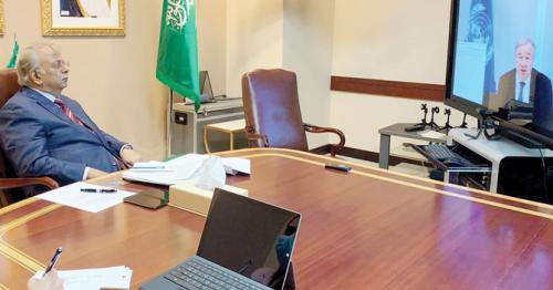 Saudi envoy to UN meets Asia-Pacific Group ambassadors virtually
