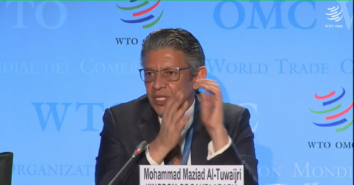 Saudi Arabia’s WTO candidate says reform is necessary for the organization