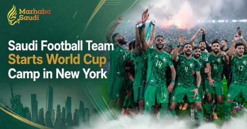 Saudi Football Team Starts World Cup Camp in New York