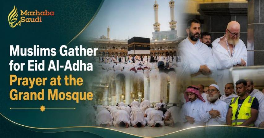 Eid prayers Grand Mosque