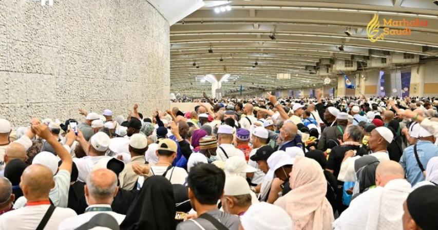 Jamarat stoning ritual Mina