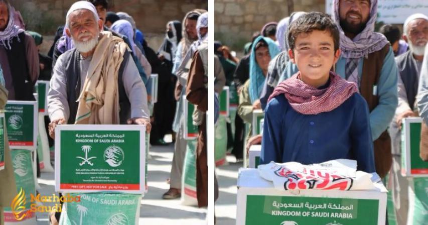 KSrelief Drops 290 Emergency Food Baskets into Devastated Afghanistan