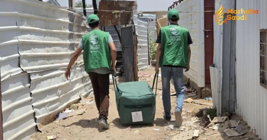 KSrelief Yemen tents