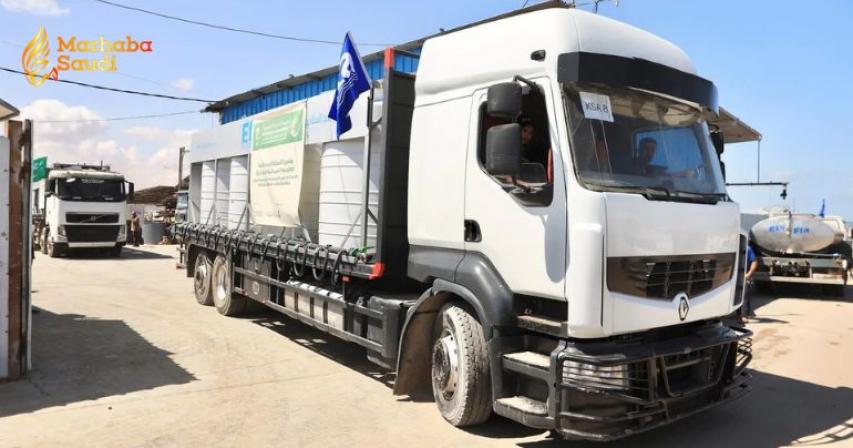 KSrelief Continues Massive Safe Water Supply Project Across The Gaza Strip