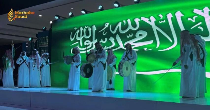 Rafha Residents Celebrate Saudi National Day With Traditional Arts and Entertainment