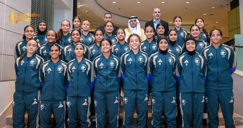 Saudi Ambassador To Singapore Meets U-17 Women's National Football Team