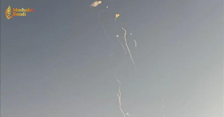Saudi Air Defenses Shatter Hostile UAV Threats North of Riyadh