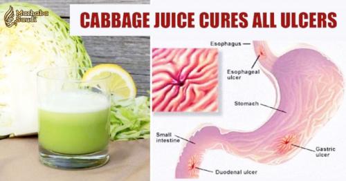 Cabbage Juice Heals Stomach Ulcers and Sores (Recipe)