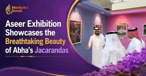 Aseer Exhibition Showcases the Breathtaking Beauty of Abha’s Jacarandas