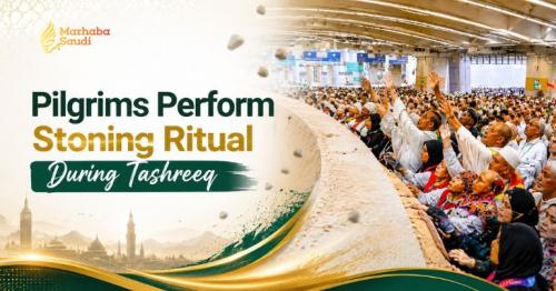 Pilgrims Perform Stoning Ritual During Tashreeq