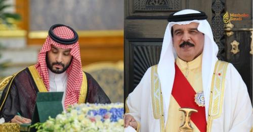 Crown Prince Coordinates Regional Security with King of Bahrain