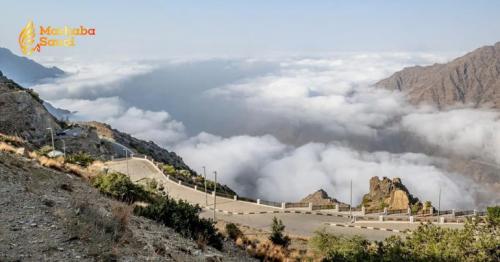 Massive Weather Phenomenon Transforms Al-Baha Mountains Into A Spectacular Tourist Haven