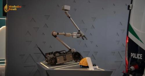 Saudi Security Forces Deploy AI Robot To Crush Explosive Threats