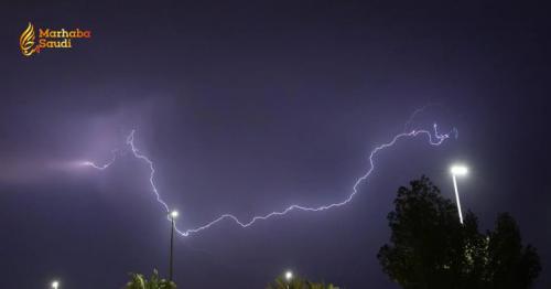 Moderate Rainfall and Thunderstorms Refresh the Northern Borders Region