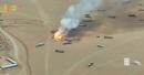 Multiple Commercial Tankers Catch Fire After Hitting Naval Mines in Hormuz
